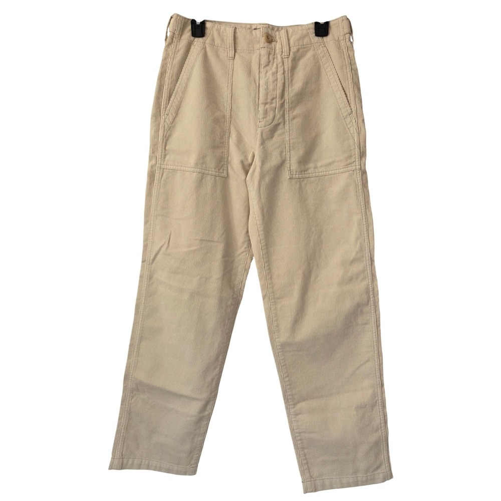 Madewell Fatigue Pants in Corduroy Mens 29‎ Oyster Grey NWT $148 NW541